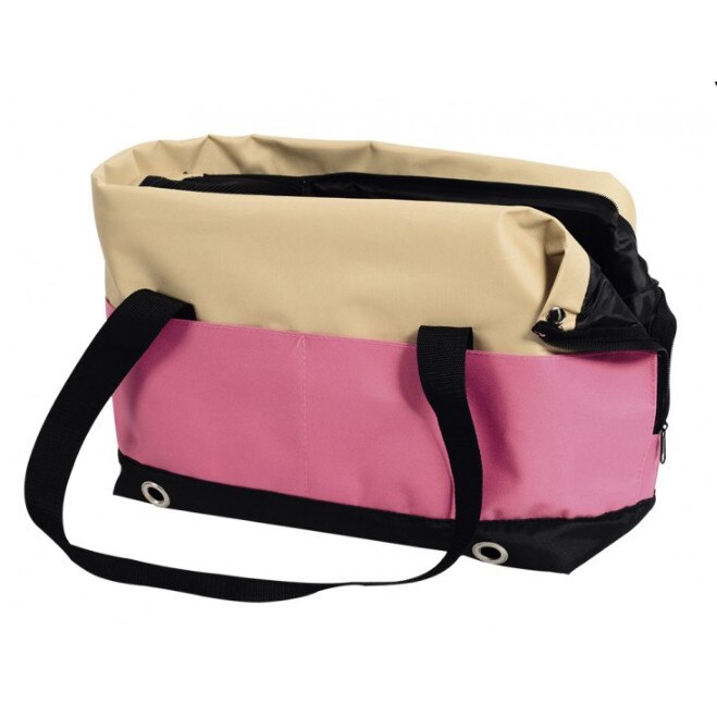 Geanta de transport animale de companie Nobby, Salta, 40x22x20cm, Bej/Roz