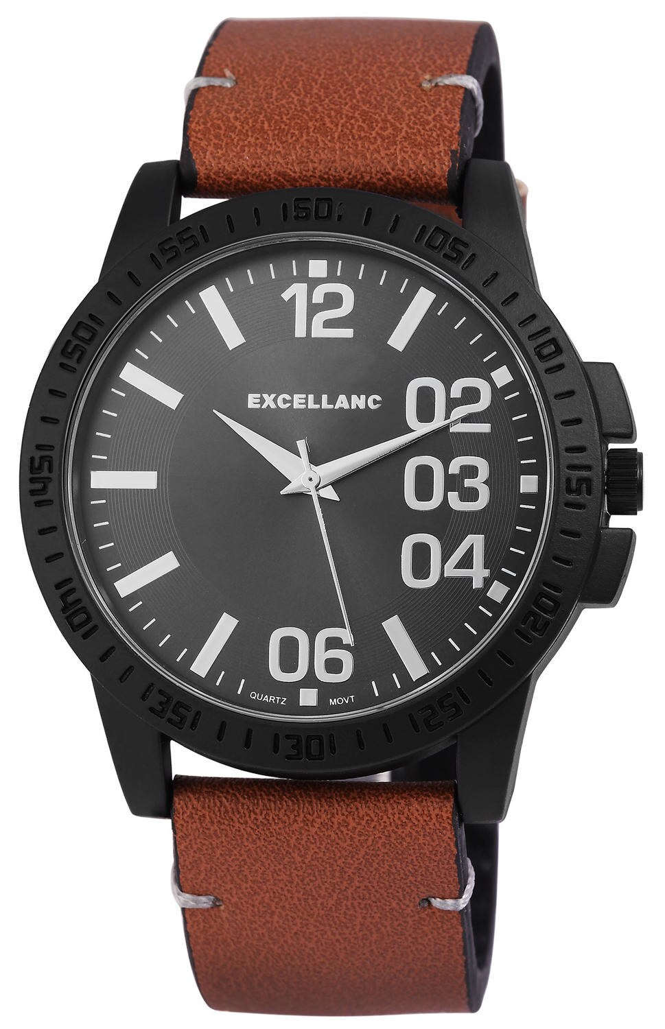 Ceas pentru barbati Excellanc Motorcycle, Maro Inchis