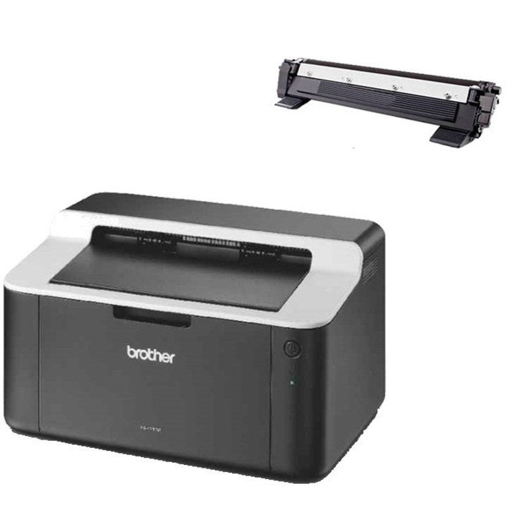 Imprimanta Brother HL-1112E Laser Printer - HL1112EYJ1+ Cartus toner compatibil MFC-1810E/HL 1110/1112/DCP 1510/1512