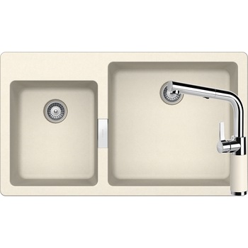 Kit chiuveta Schock Signus N-175 860 x 500 mm si baterie Schock SC-540 cu Dus Extractibil Magnolia Cristadur Kit chiuveta Schock Signus N-175 860 x 500 mm si baterie Schock SC-540 cu Dus Extractibil Magnolia Cristadur