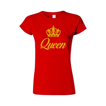 Tricou Personalizat pentru Femei Rosu, Marimea XL -  Tricou Personalizat pentru Femei Rosu, Marimea XL -