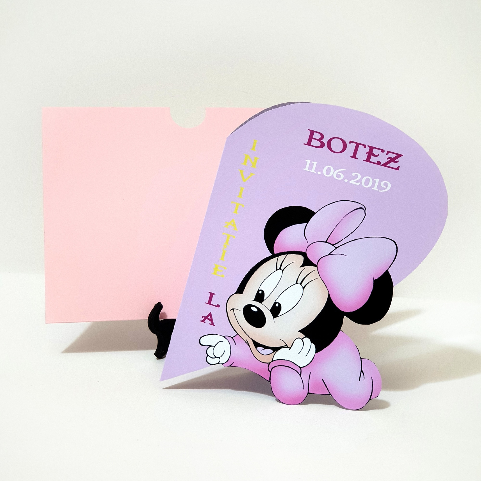 magnet Comparison Really Invitatie botez ICF1015 Minnie Mouse - eMAG.ro