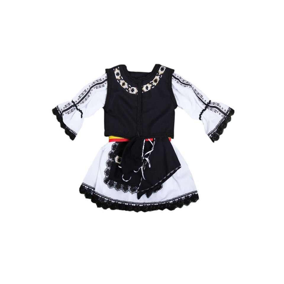 Costum popular pentru botez, 5 piese, DAE2639