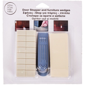 Opritor usa, Zola, set 9 bucati, 9 cm Opritor usa, Zola, set 9 bucati, 9 cm