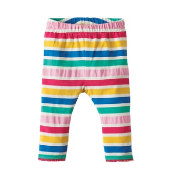 Colanti cu dungi multicolore, bumbac organic, fete Colanti cu dungi multicolore, bumbac organic, fete