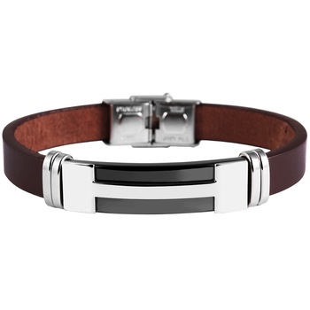 Bratara barbati din piele naturala maro KERR Bratara barbati din piele naturala maro KERR