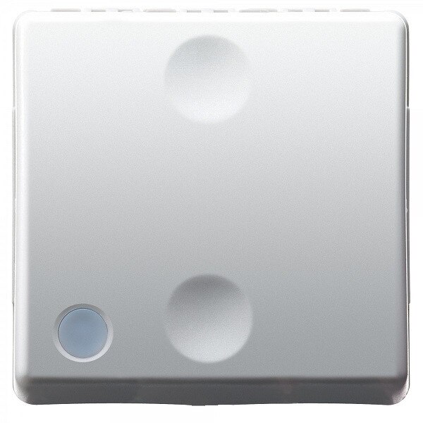 Intrerupator modular cap cruce Gewiss GW20580, alb - 2 module