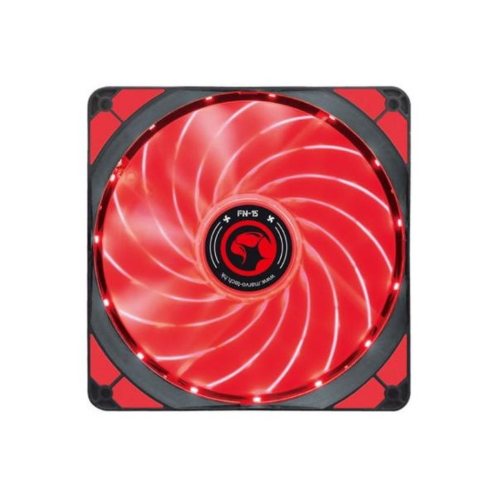 Ventilator 140 mm Marvo FN-15 red