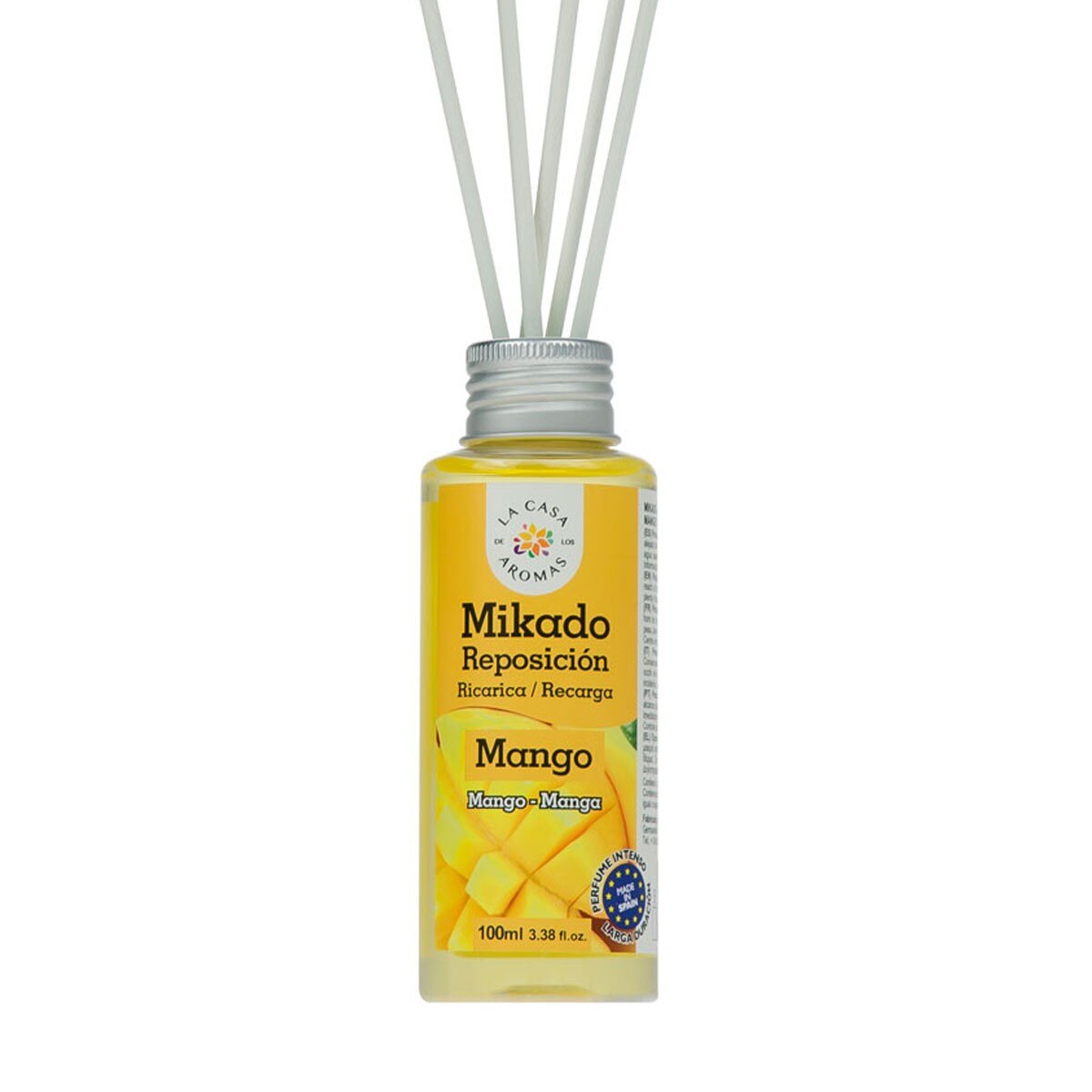 Odorizant cu betisoare rattan Reed Diffuser LCLA Mikado Mango 100 ml