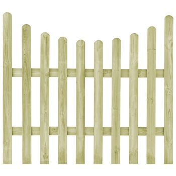 Poarta de intrare, vidaXL, Lemn de pin tratat, 170 x 150 cm, Verde Poarta de intrare, vidaXL, Lemn de pin tratat, 170 x 150 cm, Verde