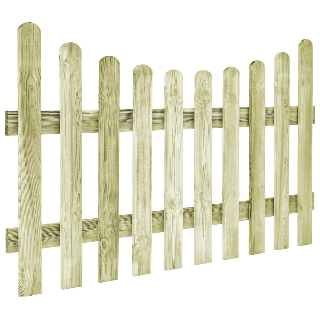 Poarta de gradina, vidaXL, Lemn de pin tratat, 170 x 100 cm, Verde