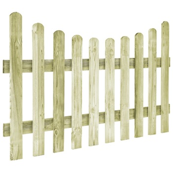 Poarta de gradina, vidaXL, Lemn de pin tratat, 170 x 100 cm, Verde Poarta de gradina, vidaXL, Lemn de pin tratat, 170 x 100 cm, Verde