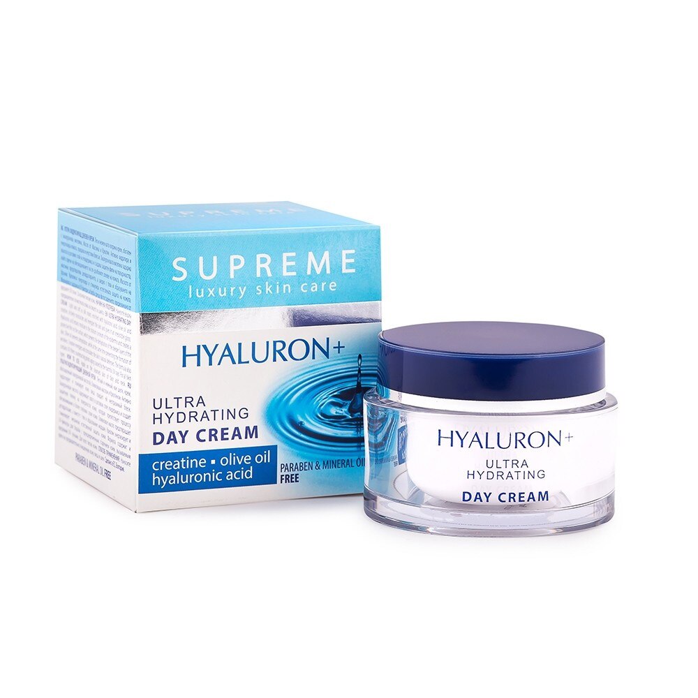 Crema de zi ultrahidratanta cu hialuron Supreme, 50 ml