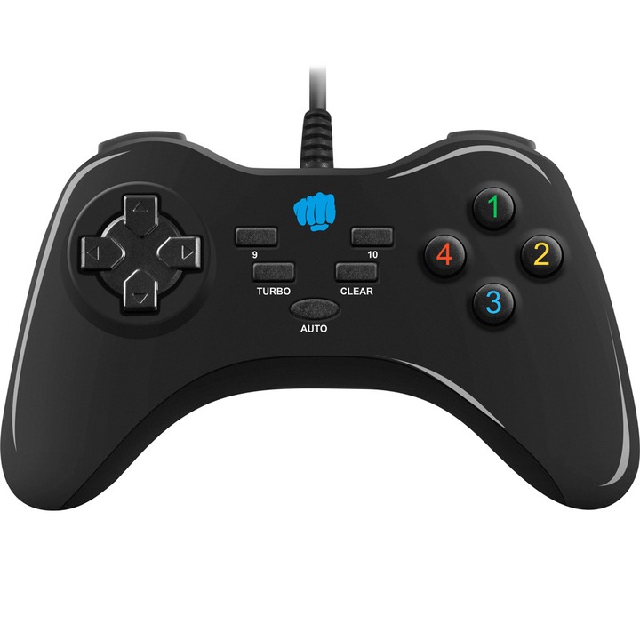 Gamepad Fury Patriot pentru PC, negru