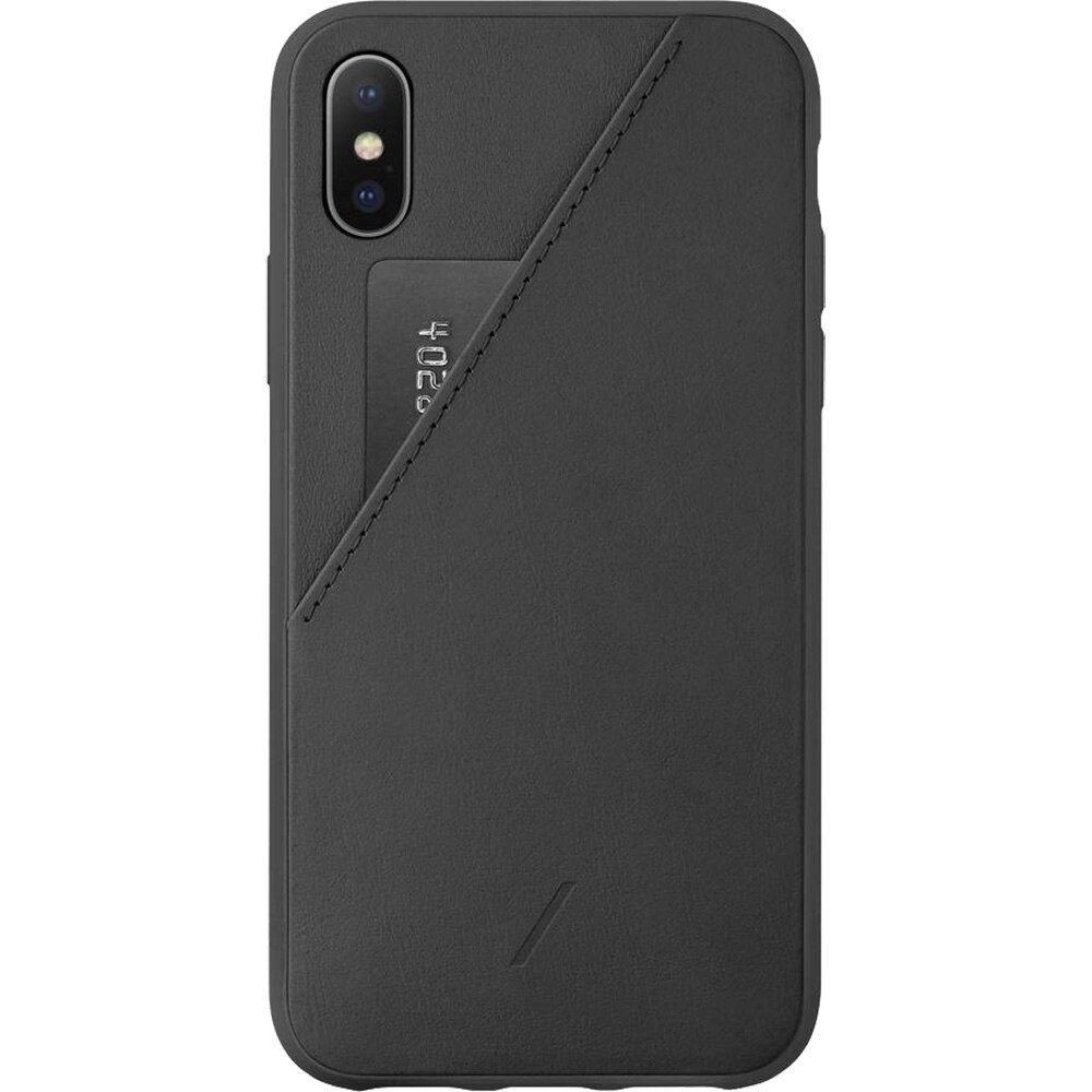 Husa Capac Spate NATIVE UNION Clic Card Negru CCARD-BLK-NP18S APPLE iPhone X, iPhone Xs