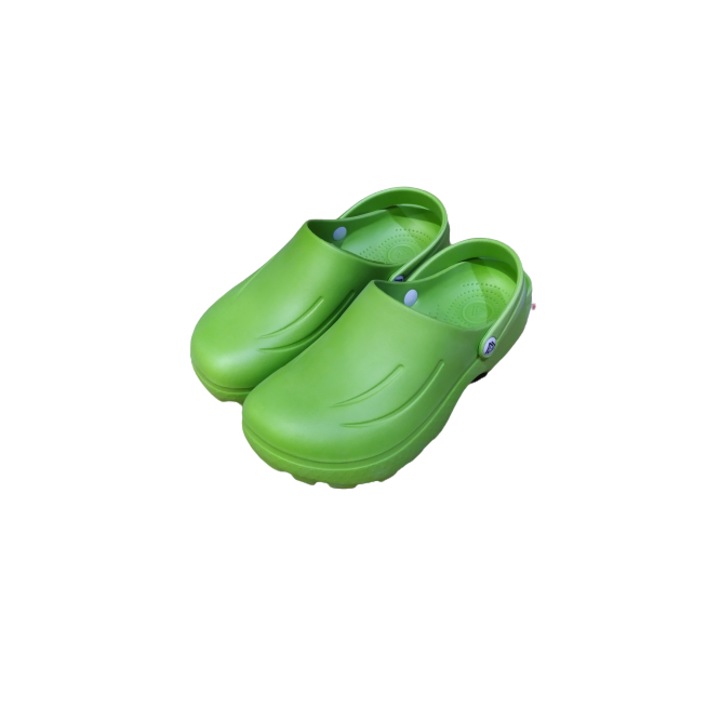 Сабо Tools World, с каишка, дамско, размер 41, зелен
