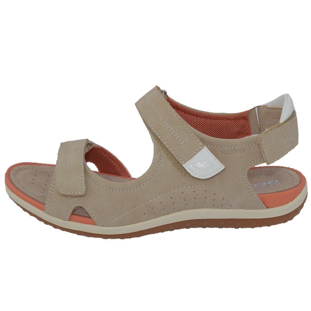 Sandale dama, din piele naturala, marca Geox, D52R6A-C5000-03-06, bej, Bej, 36