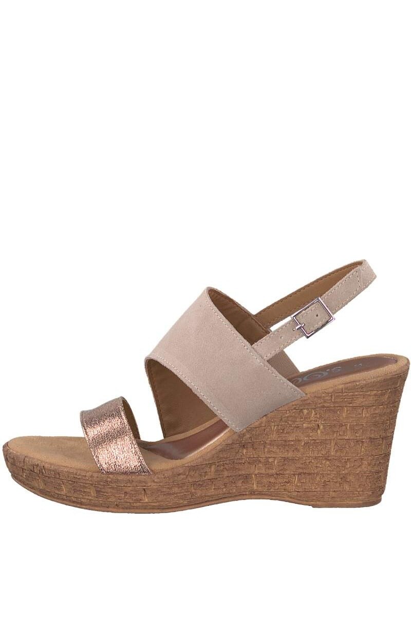 Sandale Dama s.Oliver Roz metalic