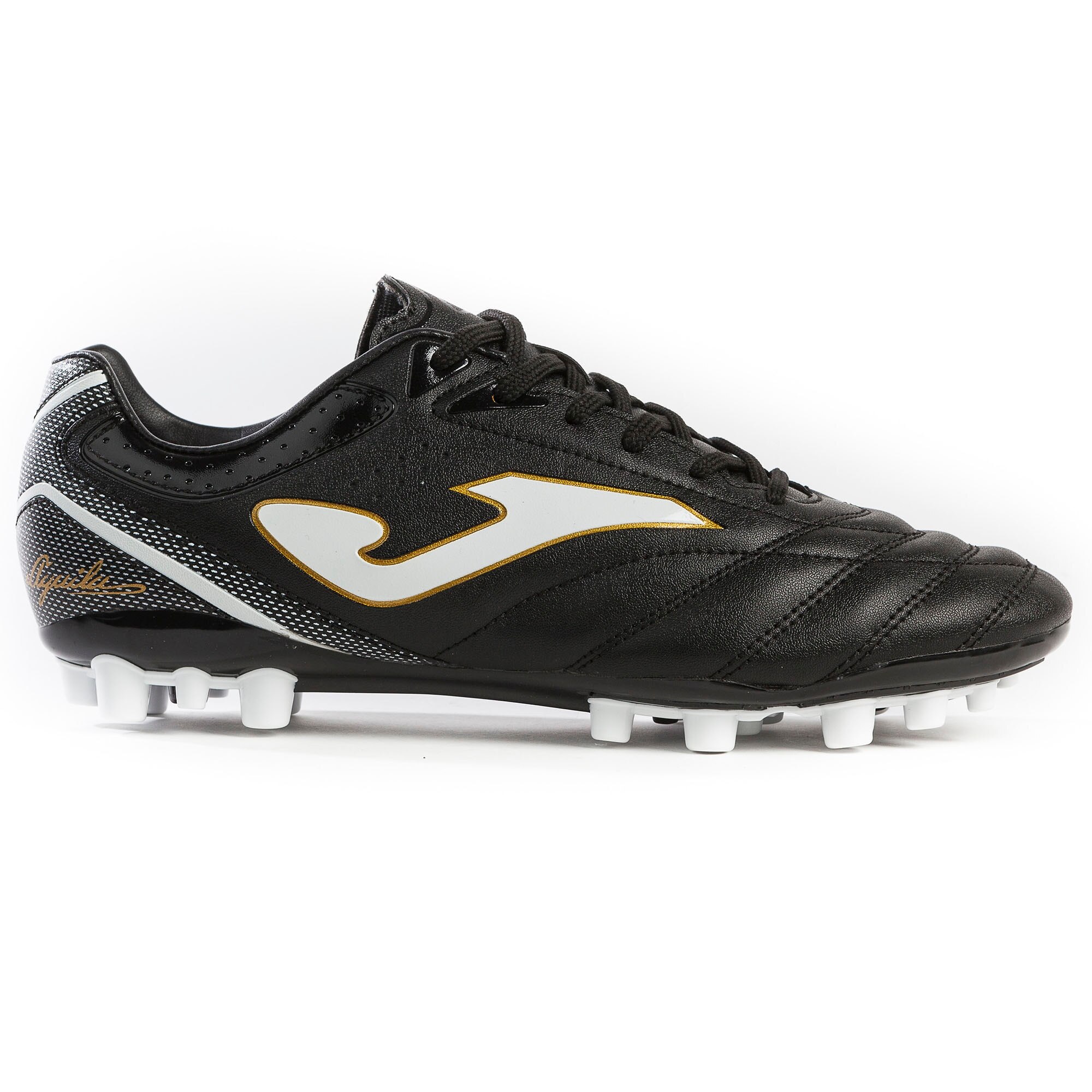 Ghete fotbal Joma Aguila 901 Turf, Negru/Alb