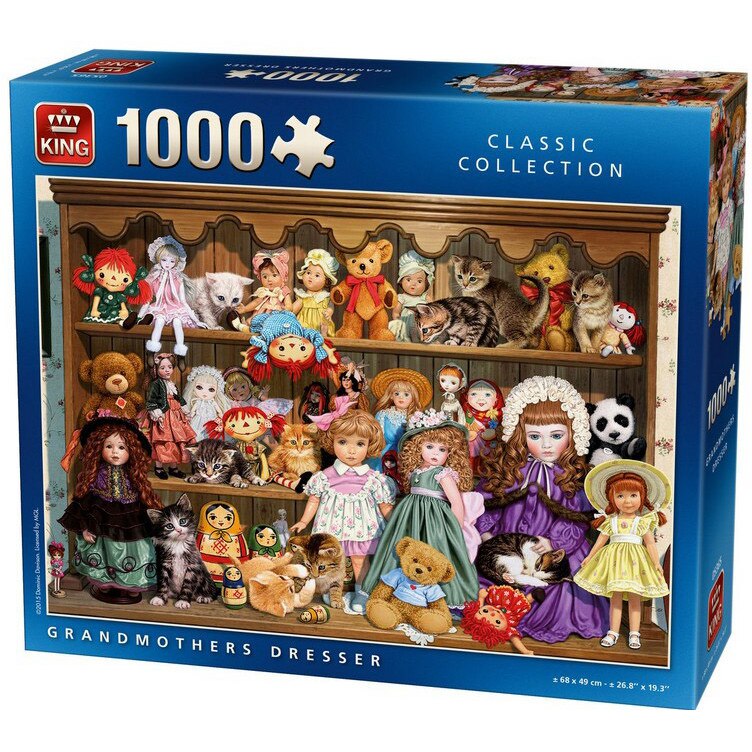 Puzzle King - Grandmothers Dresser, 1.000 piese (05365)