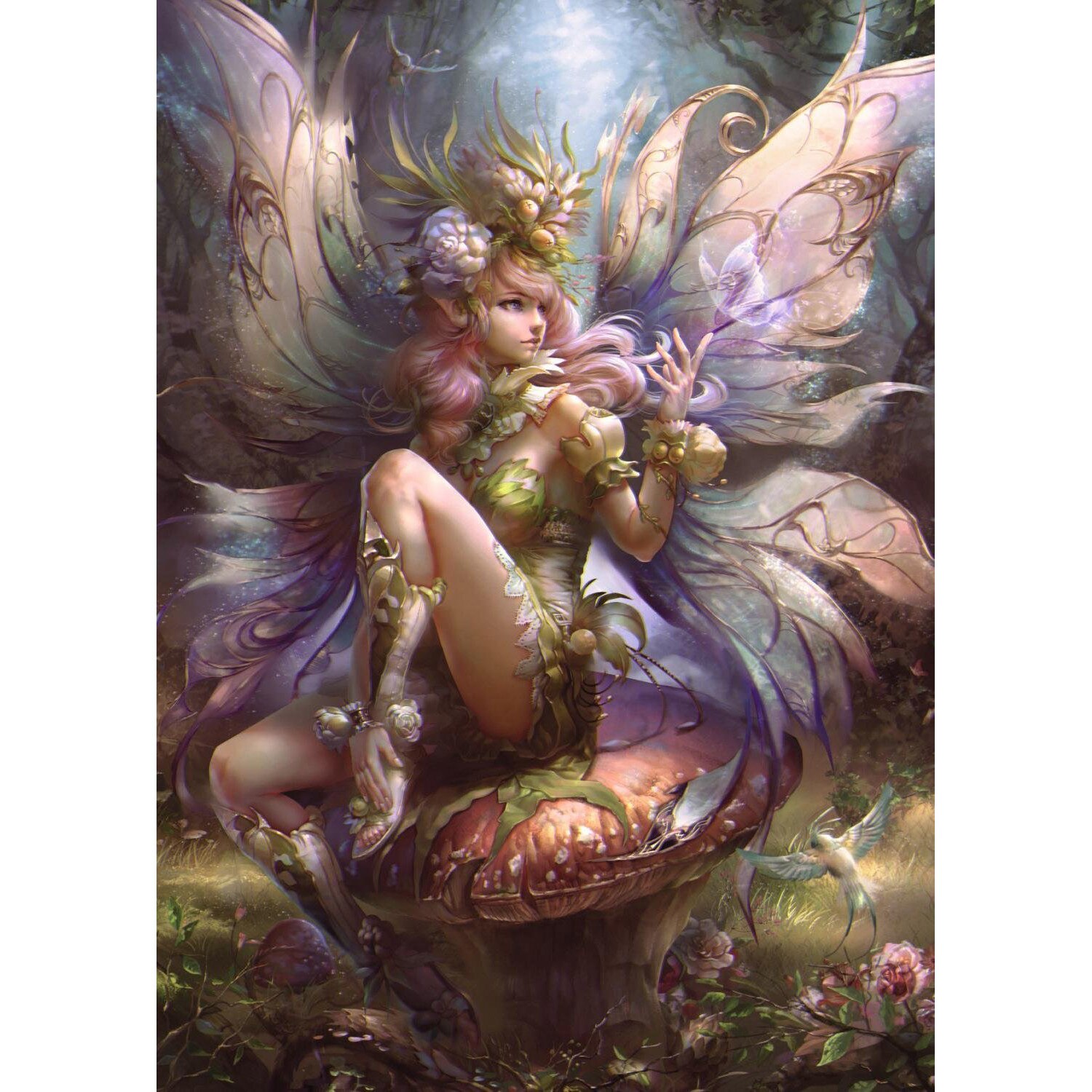 Puzzle Jumbo - Enchanting Fairy, 1.000 piese (18598)