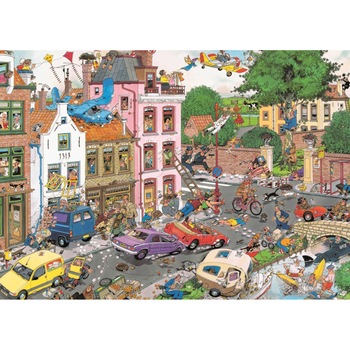 Puzzle Jumbo - Jan Van Haasteren: Friday the 13th, 1.000 piese (19069) Puzzle Jumbo - Jan Van Haasteren: Friday the 13th, 1.000 piese (19069)