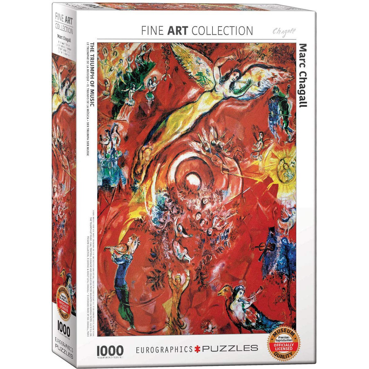 Puzzle Eurographics - Marc Chagall: The Triumph of Music, 1.000 piese (6000-5418)