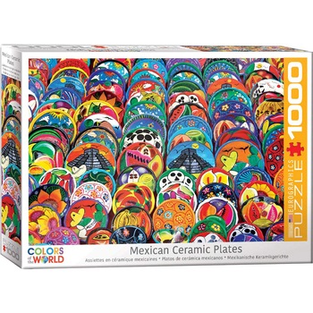 Puzzle Eurographics - Mexican Ceramic Plates, 1.000 piese (6000-5421) Puzzle Eurographics - Mexican Ceramic Plates, 1.000 piese (6000-5421)