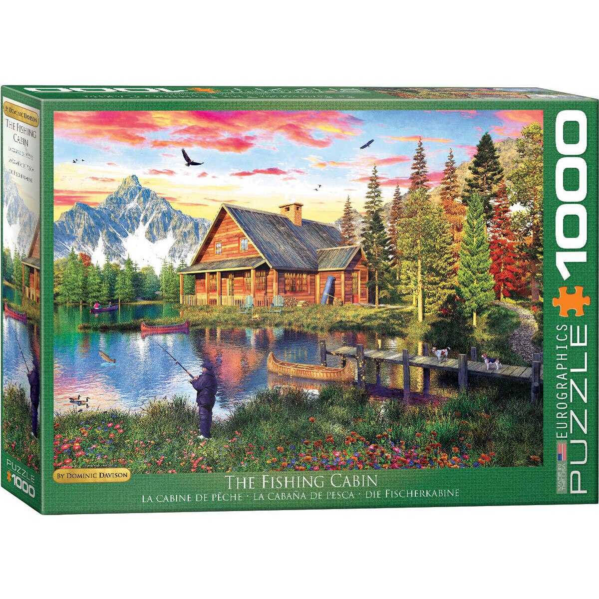 Puzzle Eurographics - Dominic Davison: The Fishing Cabin, 1.000 piese (6000-5376)