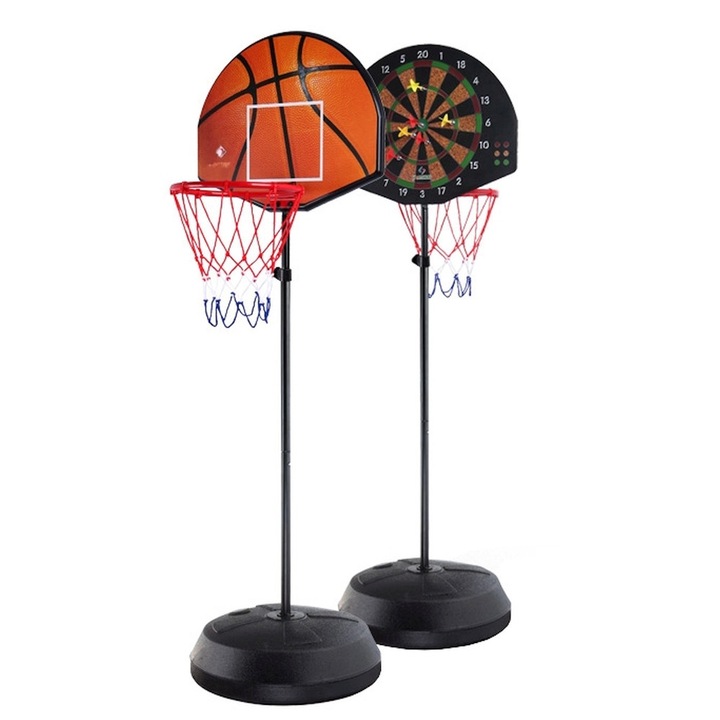 Баскетболно табло с кош и дартс 2 в 1 MAXIMA, 48x38 cm, Детско, 300686