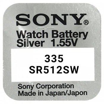 Baterie 335 / SR512SW - Sony Baterie 335 / SR512SW - Sony