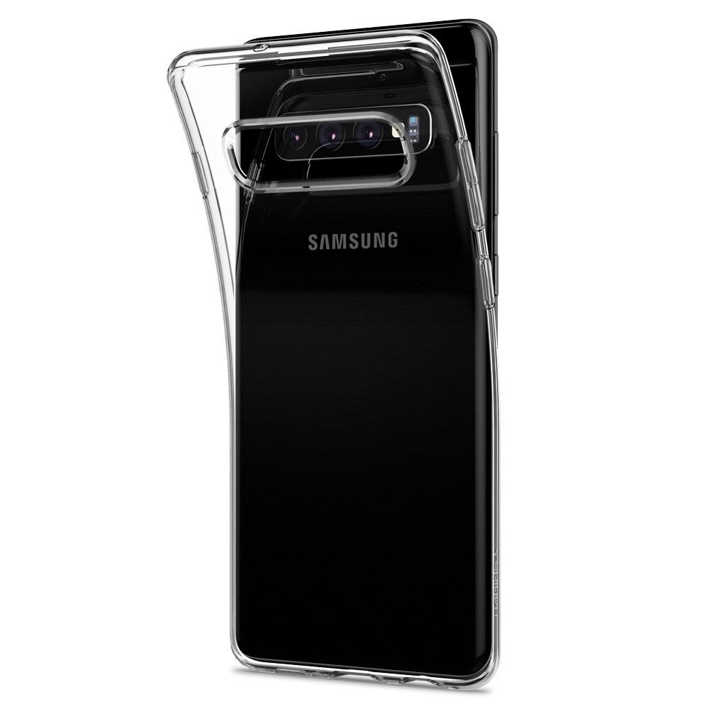 Husa Samsung S10 SPIGEN LIQUID CRYSTAL Transparenta