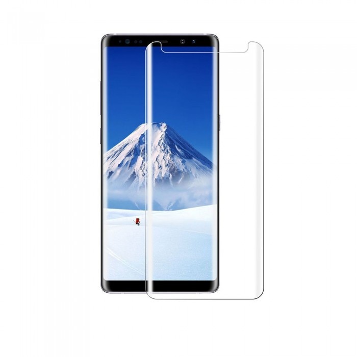 Folie sticla curbata UV Full Glue pentru Huawei Mate 20 Lite, Transparent