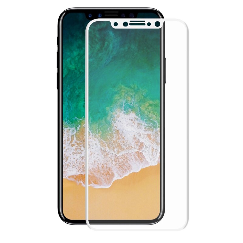Folie Sticla Apple iPhone XS Max Flippy Full Face Alb
