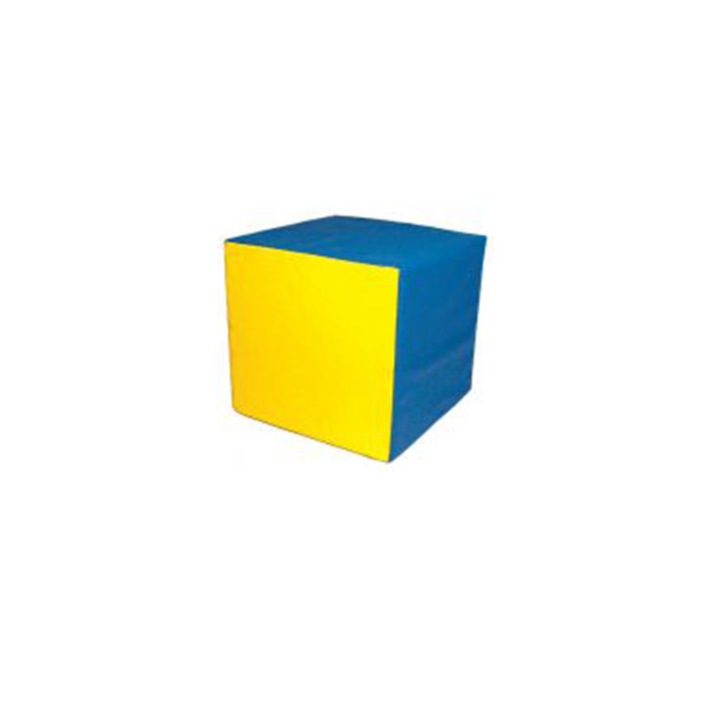 Cub Piansport Atlas, 50X50X50 cm, Albastru/Galben