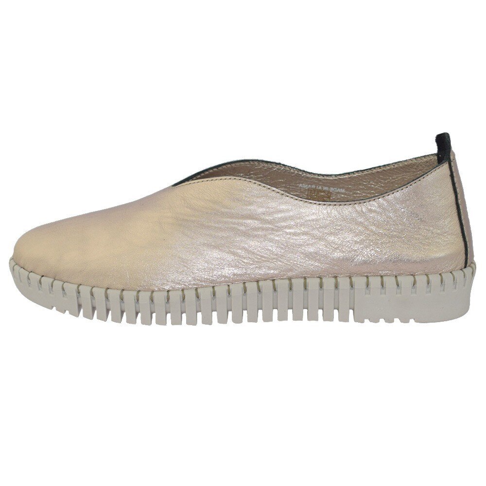 Mocasini dama, din piele naturala, marca Carla Sellini, 2183895pla-12-120, auriu, Auriu
