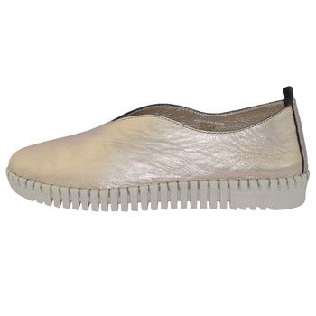 Mocasini dama, din piele naturala, marca Carla Sellini, 2183895pla-12-120, auriu, Auriu Mocasini dama, din piele naturala, marca Carla Sellini, 2183895pla-12-120, auriu, Auriu