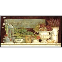 tablou bucatarie pe suport de lemn quotmarche aux fleursquot 44 x 23 cm imagen 45_0_
0