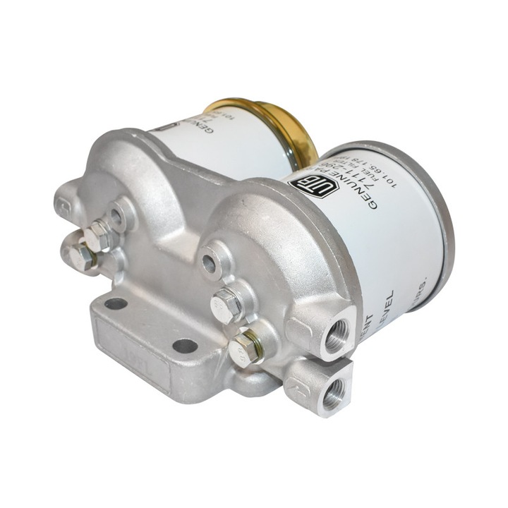 Baterie filtru motorina dubla 90 grade U-650 cu capac de sticla 101.65.178