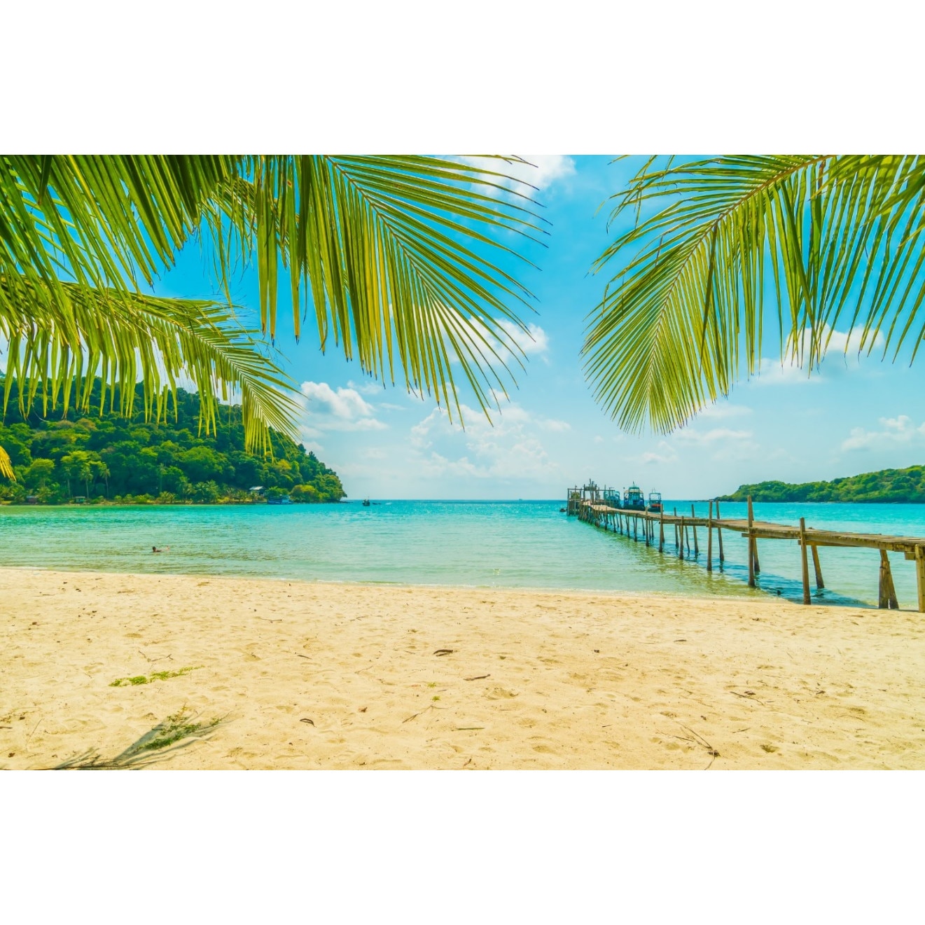 Tablou canvas Plaja fina, 45 x 30 cm