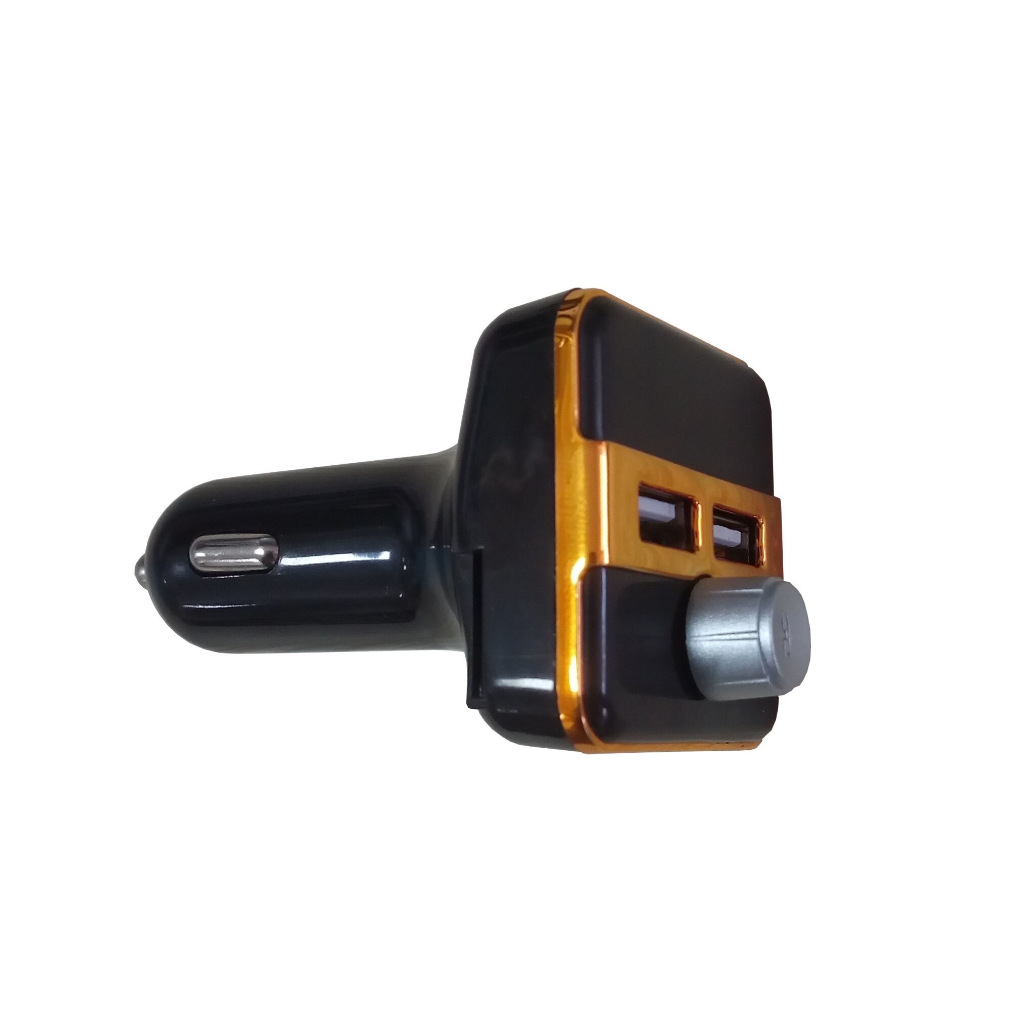 Modulator FM HandsFree Auto , MP3 Player , Wireless Bluetooth , 2 porturi USB , Citire USB si Micro SD Mp3 , Negru/Galben