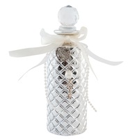 Sticluta decorativa sticla argintie Ø 5*16 cm / 0,15L