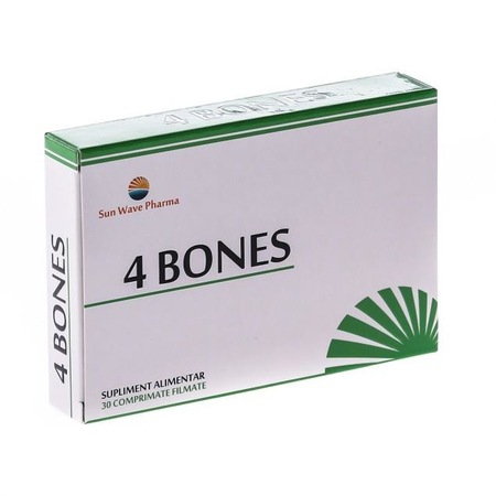 4 Bones Plus 30 Comprimate Filmate Sun Wave Pharma Emag Ro