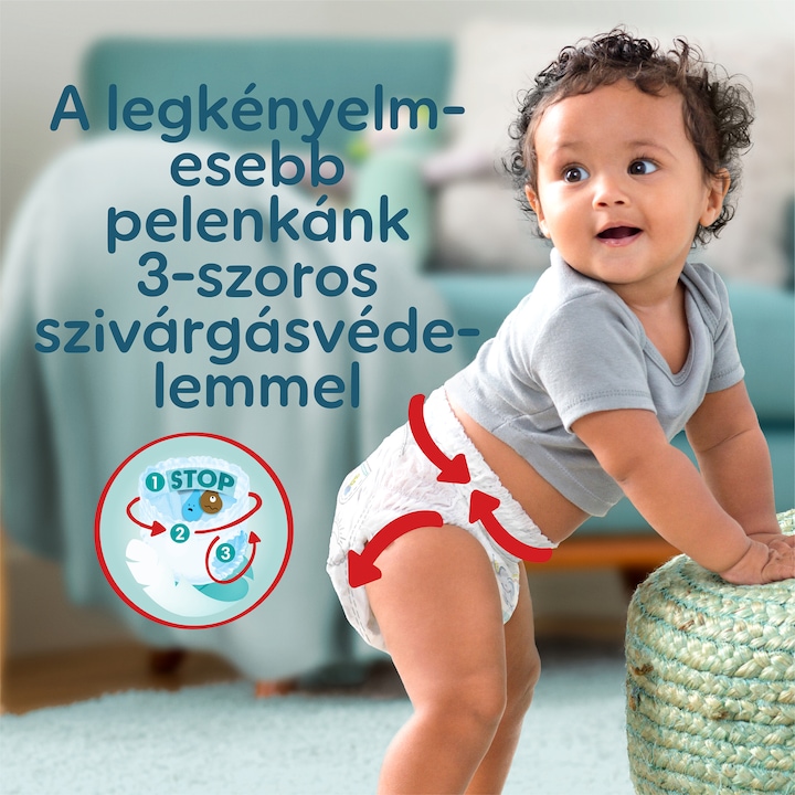 Pampers Premium Care Pants bugyipelenka, Junior 5, 12-17 kg, havi pelenkacsomag, 102 db
