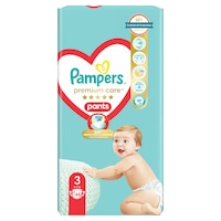 Scutece Pampers Premium Care Pants, Midi 3, 6-11 kg, Value Pack, 48 buc