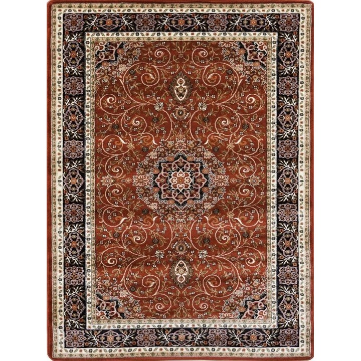 Ber Antiky 5858 150X230Cm Rozsdabarna Klasszikus Szőnyeg