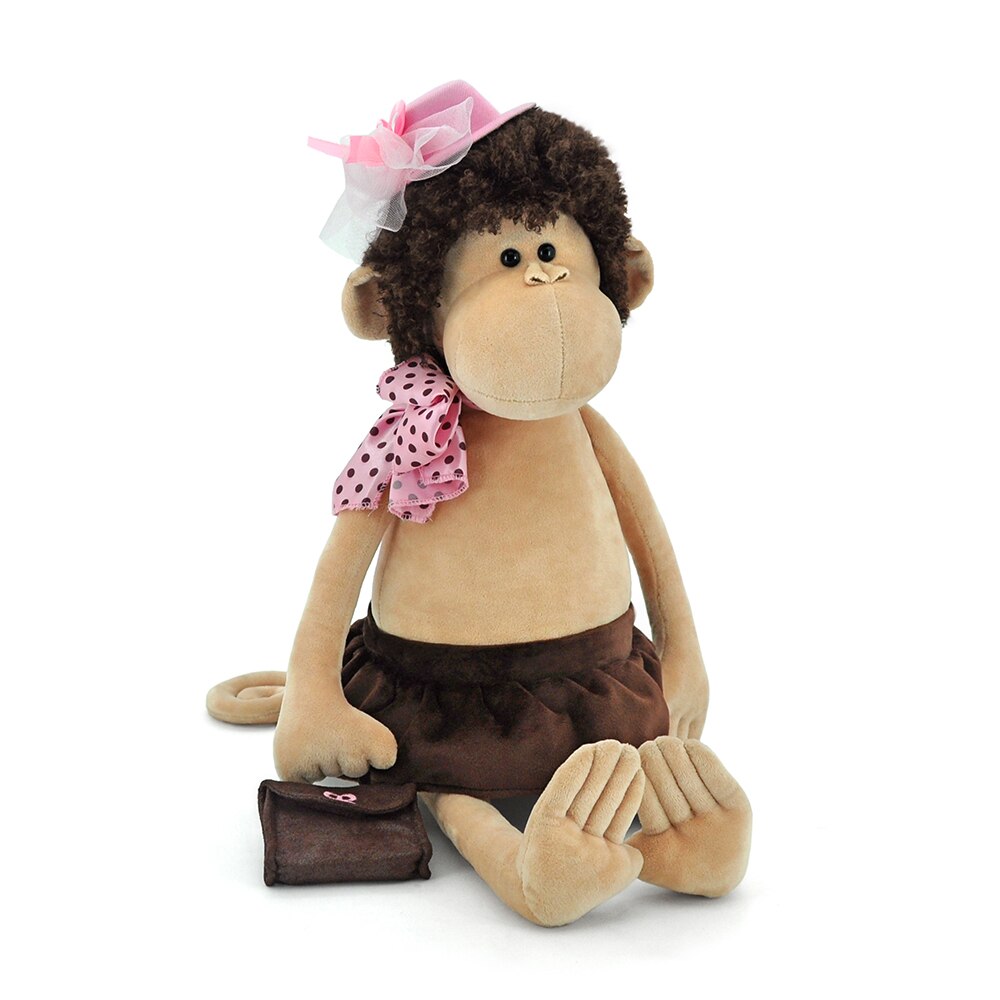 Lizzie, maimutica de plus, 25cm, Orange Toys