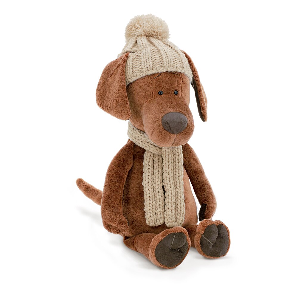 Catelul Cookie: aventura iarna, din plus, 25cm, Orange Toys