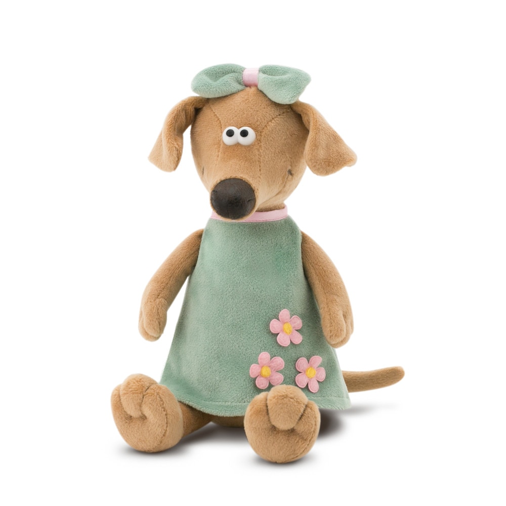 Catelusa Zuza, din plus, 20cm, Orange Toys