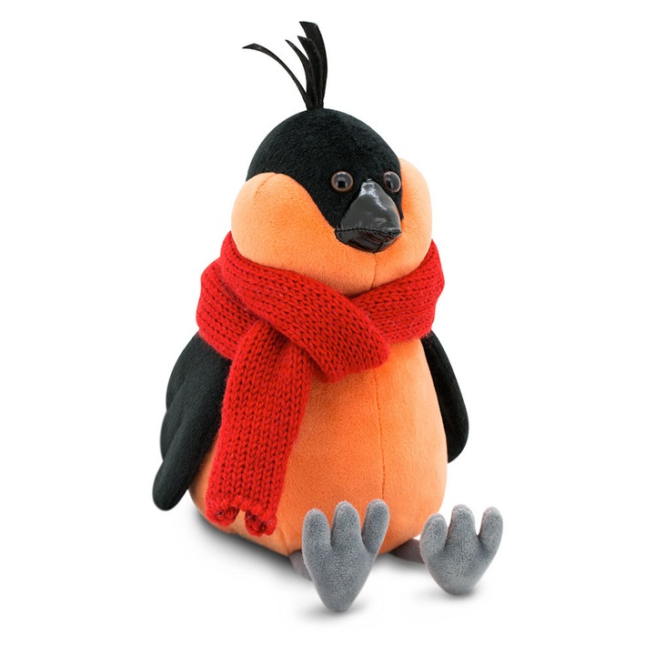 Bob, cintezoiul cu fular rosu, din plus, 20cm, Orange Toys